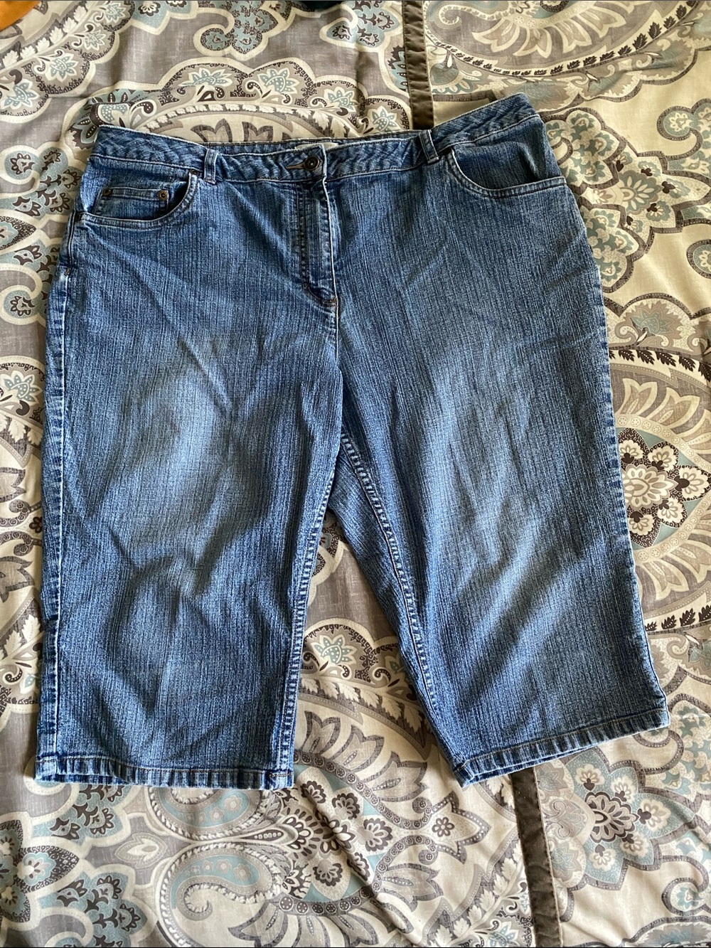 Christopher & Banks Denim Shorts-Size 16 Stretch